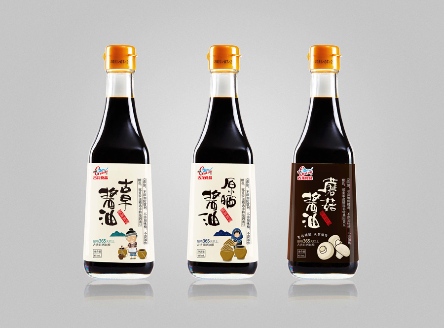 古龍古早醬油包裝設(shè)計欣賞